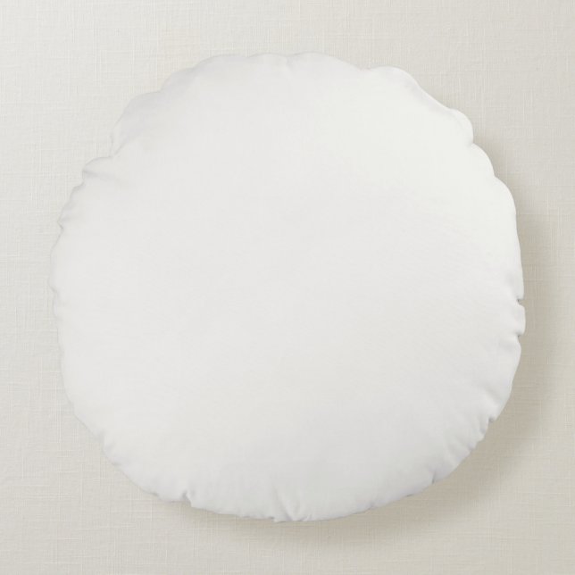 Personalisiertes rundes Kissen - 16" rund (Vorderseite)