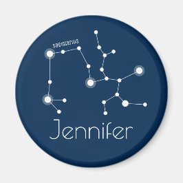 Personalisiertes Sagittarius Zodiac-Konstellation Magnet
