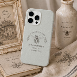 Personalisiertes Salbeigrün im französischen Landh iPhone 15 Pro Hülle