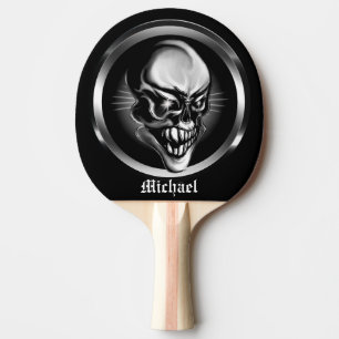 Personalisiertes SchädelPing Pong Paddel Tischtennis Schläger