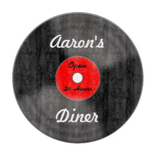 Personalisiertes Schallplatten-Küchen-Schneidbrett Schneidebrett