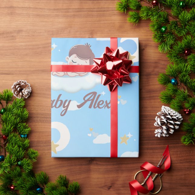 Personalisiertes Schleifpapier Geschenkpapier (Feiertagsgeschenk)