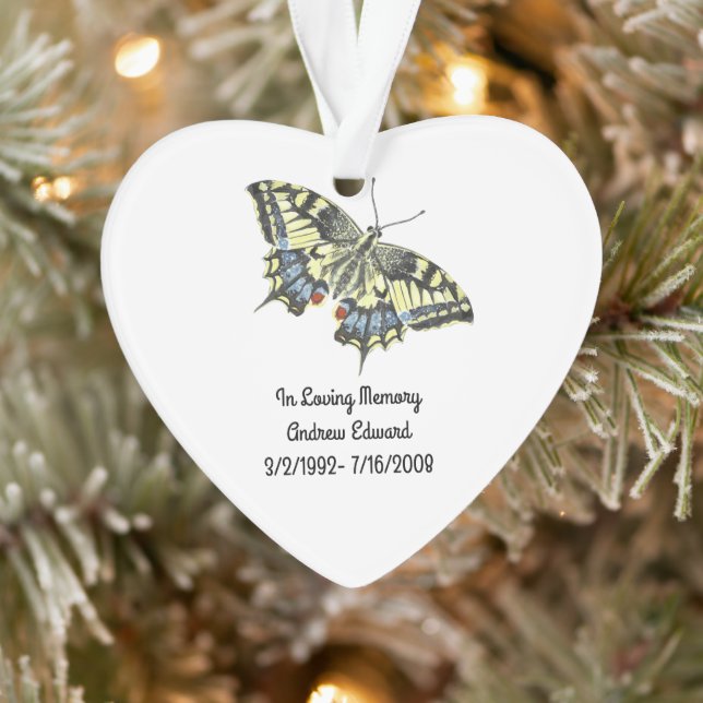 Personalisiertes Schmetterlingsmuseum Ornament (Baum)