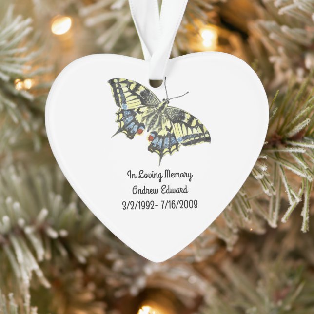 Personalisiertes Schmetterlingsmuseum Ornament (Baum)