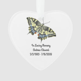 Personalisiertes Schmetterlingsmuseum Ornament