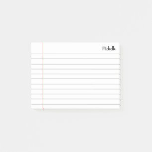 Personalisiertes Schulbuch Post-it Klebezettel