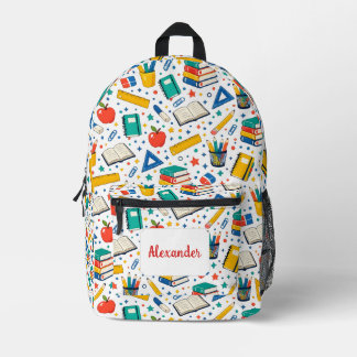 Personalisiertes Schulkind-Rucksackmuster Bedruckter Rucksack