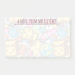 Personalisiertes Schulmaterial Post-it Klebezettel