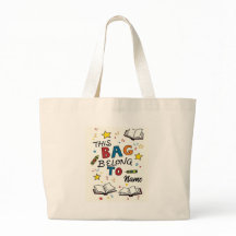 Personalisiertes Schultaschen-Etikettendesign