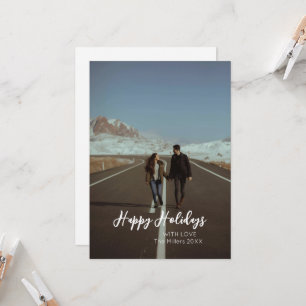Personalisiertes Schwarzweiß-Foto für Minimalistis Einladung
