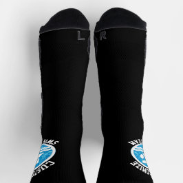 Personalisiertes Schwimmen Teamname Spaß schwimmen Socken