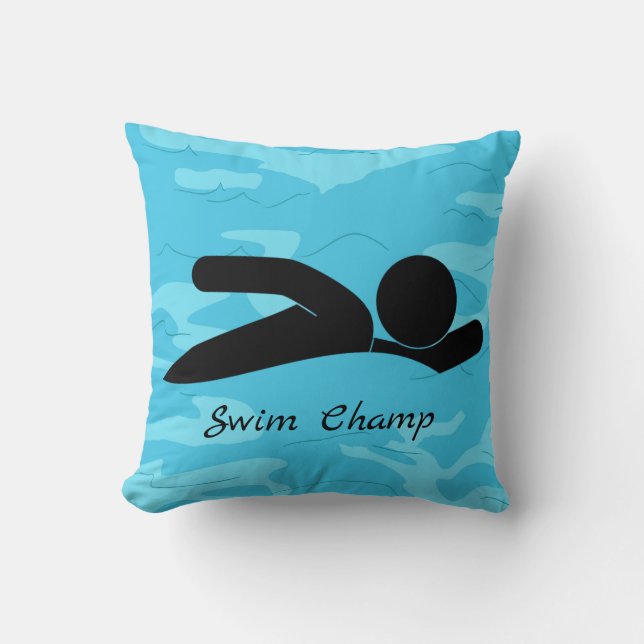Personalisiertes Schwimmkissen Kissen (Vorderseite)