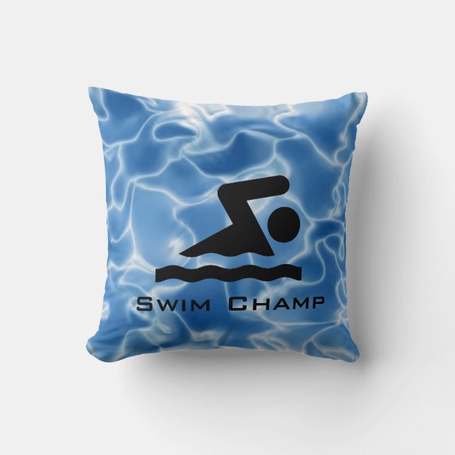 Personalisiertes Schwimmkissen Kissen (Vorderseite)