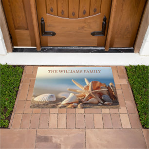 Personalisiertes Seashells Muster Doormat Fußmatte