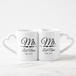 Personalisiertes Set "Mr/Ms/Mrs./Mx/Dr. Tasse" Liebestassen