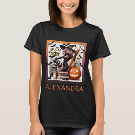 Personalisiertes Sexy Spooky Lehrer Halloween-Part T-Shirt