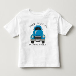 Personalisiertes Shirt für den blauen LKW