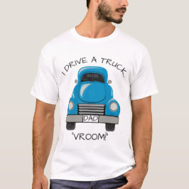 Personalisiertes Shirt für den blauen LKW