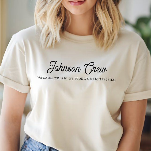 Personalisiertes Shirt für Familienreisen, Crew fü (personalized family shirt, family trip shirt, vacation shirt, family travel outfit, best family trip)
