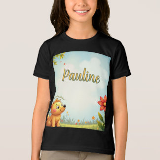 Personalisiertes Shirt in Schwarz für Kinder