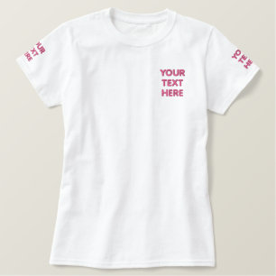Personalisiertes Shirt mit benutzerdefiniertem Tex