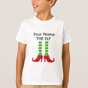 Personalisiertes Shirt, Weihnachtself T-Shirt