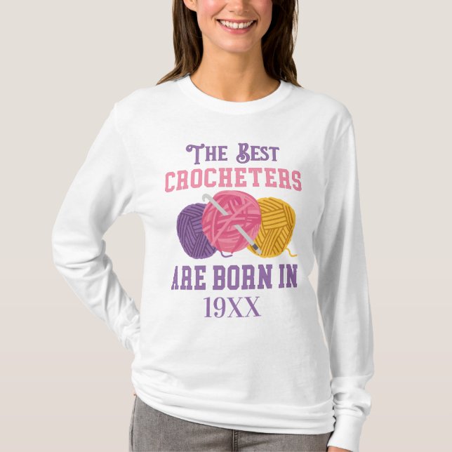 Personalisiertes Shirt zum Geburtstag von Crochet  (Vorderseite)