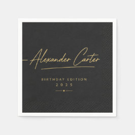 Personalisiertes Signature-Cocktail-Servietten Serviette