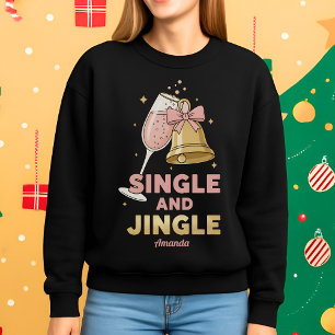Personalisiertes Single- und Klingelspaß-Weihnacht Sweatshirt