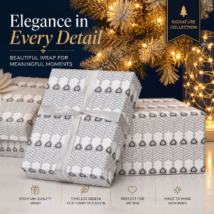 Personalisiertes skandinavisches Geschenkpapier