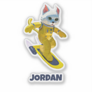 Personalisiertes Skateboard Aufkleber