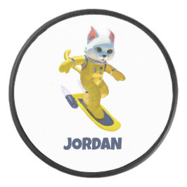 Personalisiertes Skateboard-Magnet Eishockey Puck