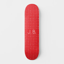 Personalisiertes Skateboard mit Monogram & Runic S