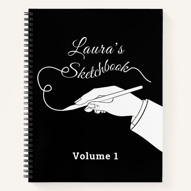 Personalisiertes Sketch Notizbuch (Vorderseite)
