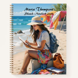 Personalisiertes Sketch Travel Notebook Journal-Ta Notizbuch