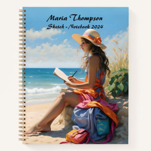 Personalisiertes Sketch Travel Notebook Journal-Ta Notizbuch