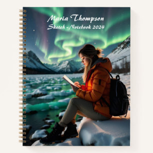 Personalisiertes Sketch Travel Notebook Journal-Ta Notizbuch