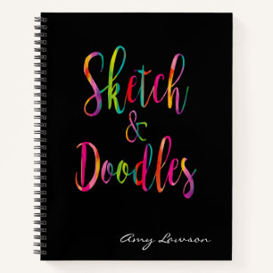 Personalisiertes Sketchbook & Doodles Notizbuch