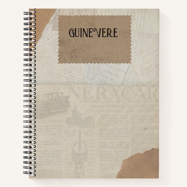 Personalisiertes Sketchbook Notizbuch (Vorderseite)