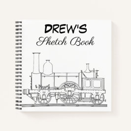 Personalisiertes Sketchbook SpiralNotebook Notizbuch