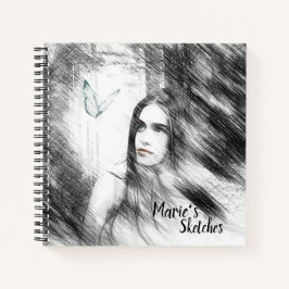 Personalisiertes Sketchbook SpiralNotebook Notizbuch