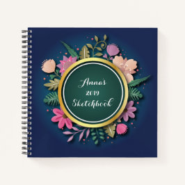 Personalisiertes Sketchbuch 2019 Notizbuch