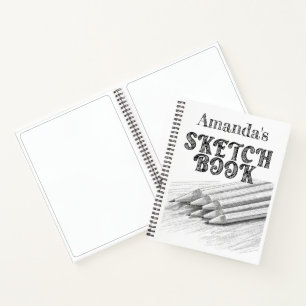 Personalisiertes Skizzenbuch Notizbuch