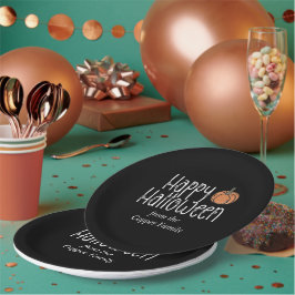 Personalisiertes Skull Pappteller