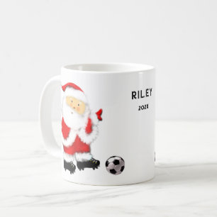Personalisiertes Soccer Holiday-Geschenk Kaffeetasse
