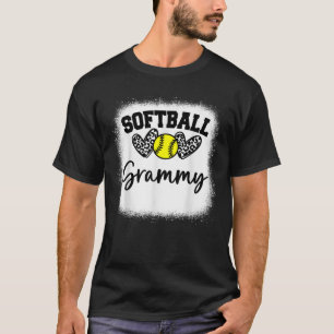 Personalisiertes Softball Heart T-Shirt Niedlich G