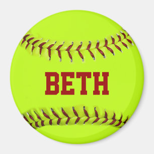 Personalisiertes Softball-Magnet Magnet