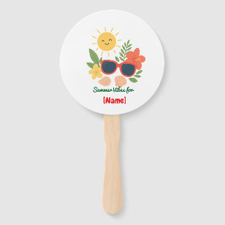 Personalisiertes Sommer-Fan-Set | Süße Sonne, Trop Fächer