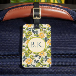 Personalisiertes Sommer-Limonen-Kiwi-Gepäckanhänge Gepäckanhänger