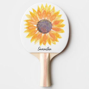Personalisiertes Sonnenblumen-Tischtennisschläger Tischtennis Schläger